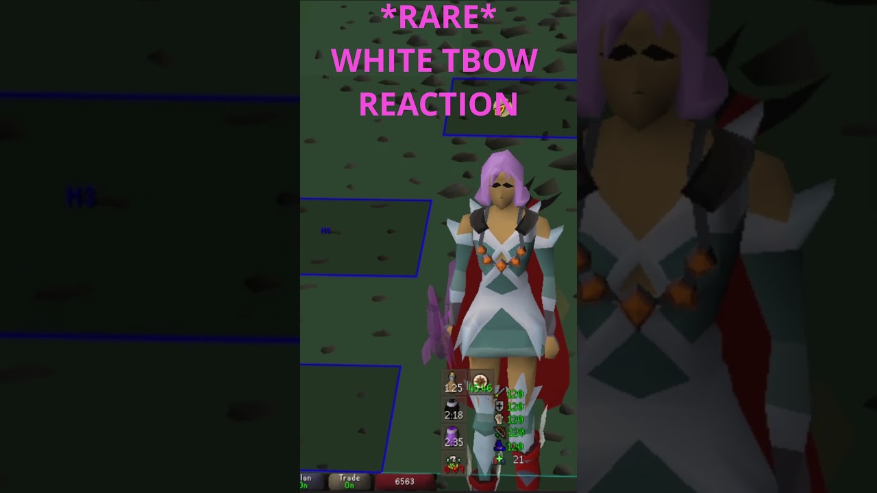 БЕЛЫЙ ИЗВИТОЙ ЛУК? РЕАКЦИЯ В РЕЖИМЕ РЕАЛЬНОГО ВРЕМЕНИ #runescape #osrs #gaming #shorts #game #rea...