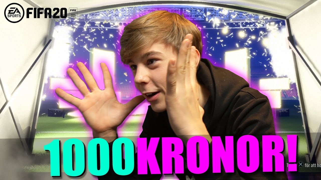 FIFA 20  |  1000 kr PACK OPENING → 3 st WALK OUTS!! (svenska)