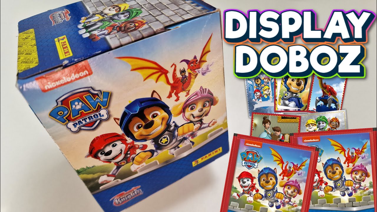 Panini Paw Patrol - Mancs őrjárat: Mentőlovagok Display Doboz | Bontás