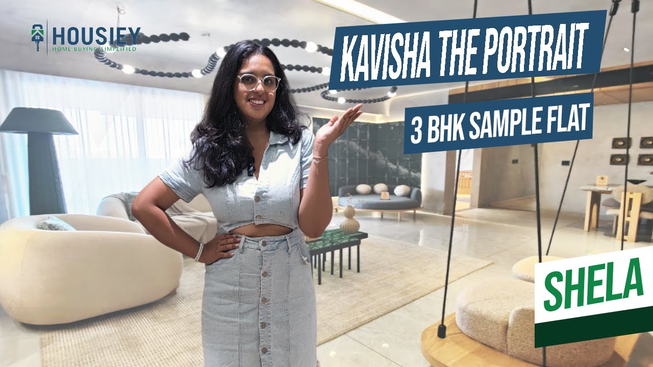 Kavisha The Portrait Shela | 3 BHK Sample Flat Tour [2025] | Kavisha Group Ahmedabad
