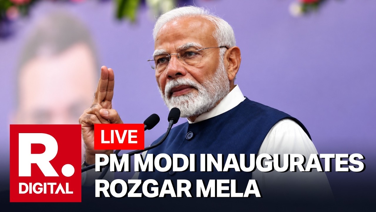 LIVE: PM Narendra Modi Inaugurates Rozgar Mela Virtually, Hands Over Appointment Letters