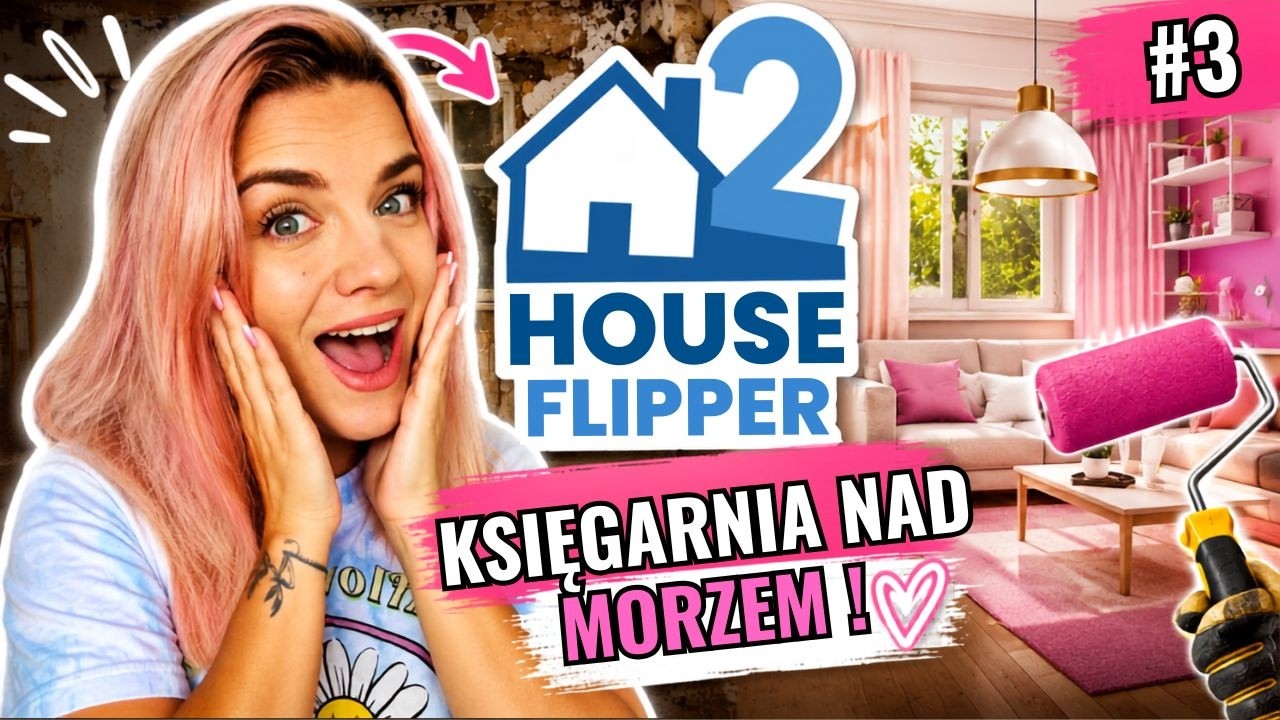 😍 KSIĘGARNIA NAD MORZEM 🏡 | House Flipper 2 | odcinek 3