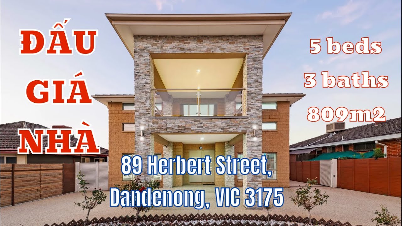 #100. Đấu giá nhà triệu đô siêu nhanh siêu thành công ở Dandenong Melbourne Úc.