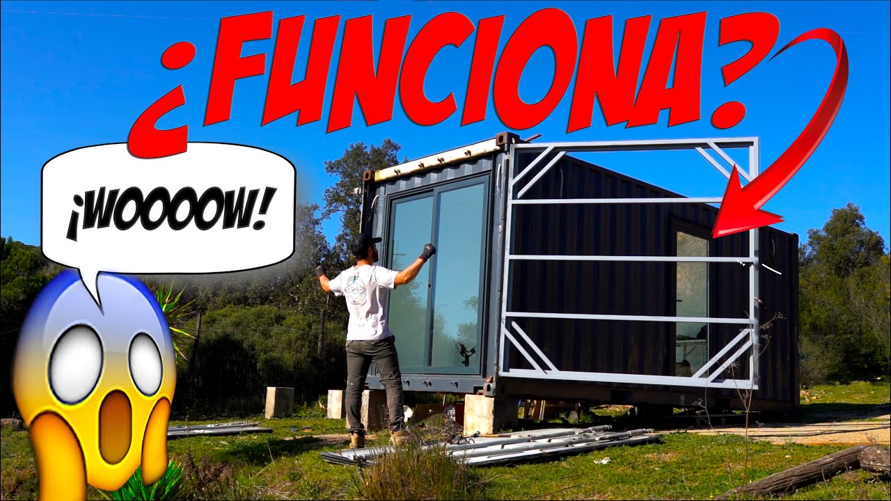 Mi proyecto DIY más ambicioso: Convirtiendo las puertas de un CONTENEDOR Maritimo en un balcón