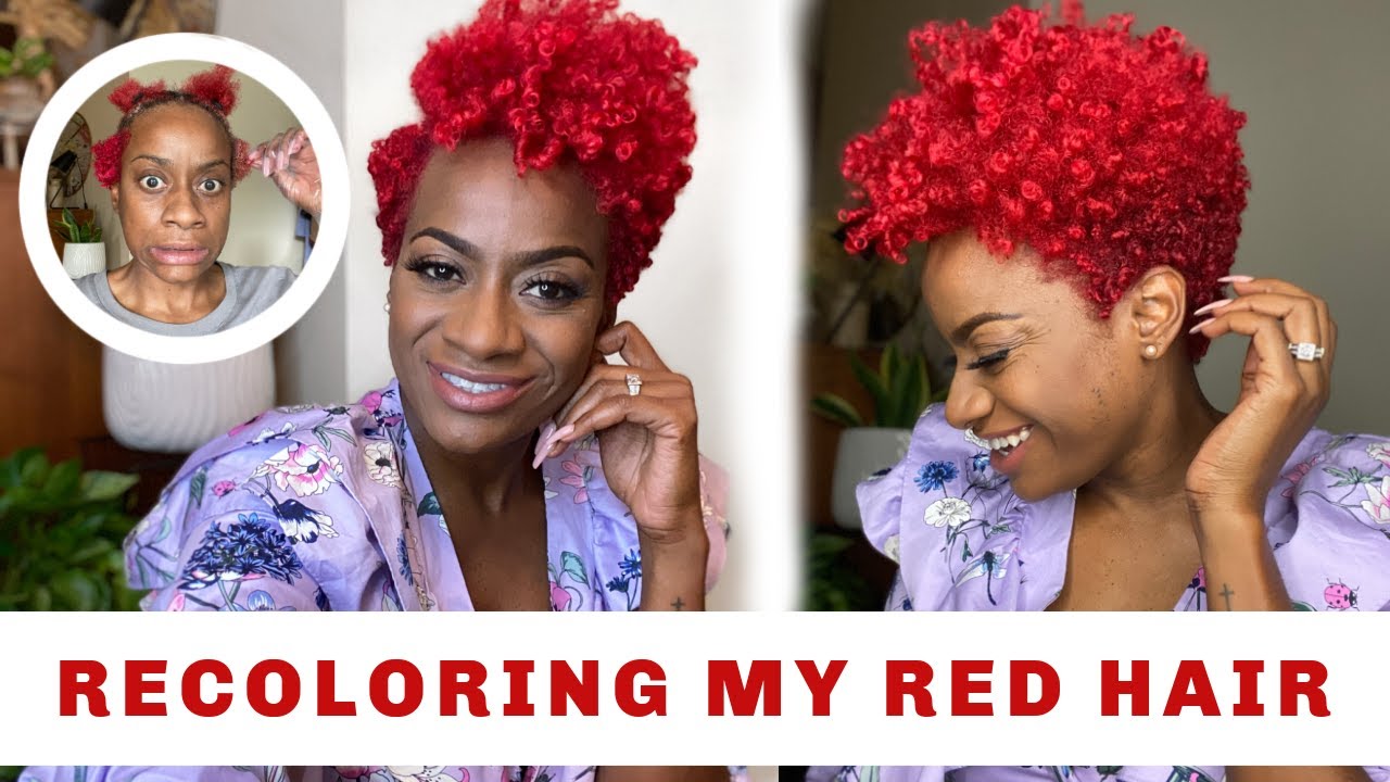 Recoloring My Red Hair - AT HOME | RushOurFashion