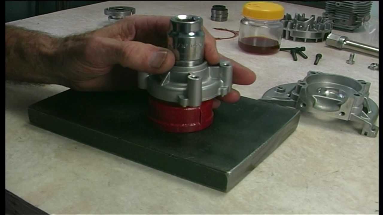 Part 6 - Zenoah RC engines crank bearings renewal - FITTING NEW BEARINGS & CRANK END PLAY ADJUST