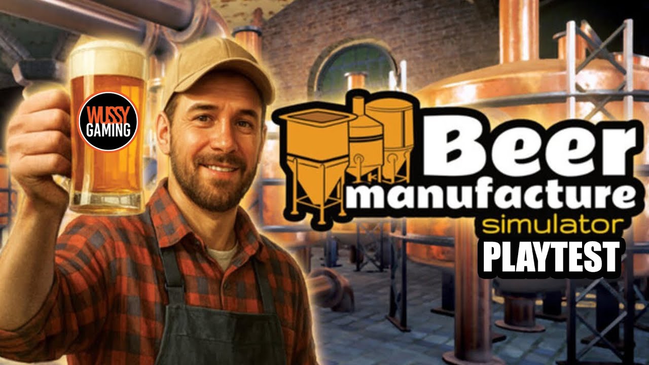 Beer Manufacture Simulator - Playtest Demo - First Look and Play - Chilled Live Stream!