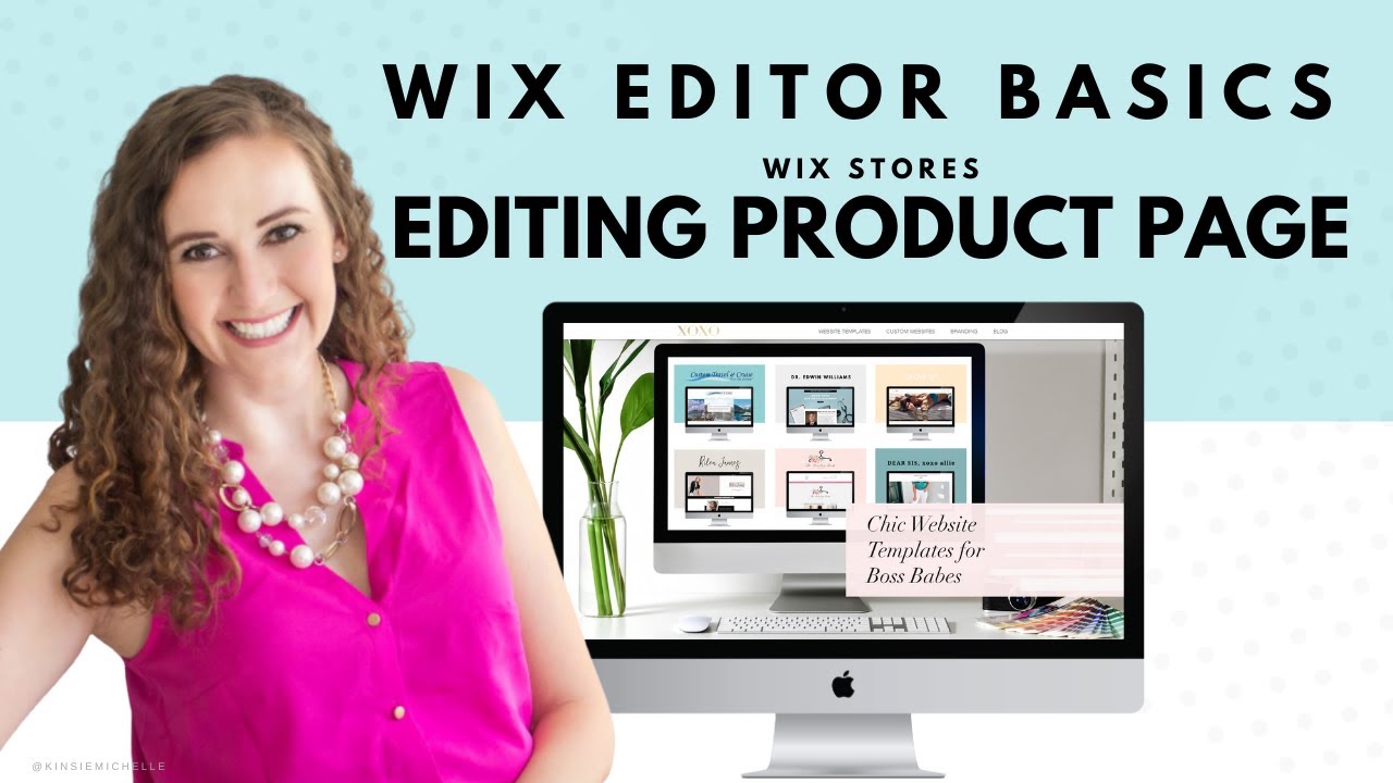 Editing the Individual Product Page in WIX | WIX Website Tutorial | Setting Up WIX Stores