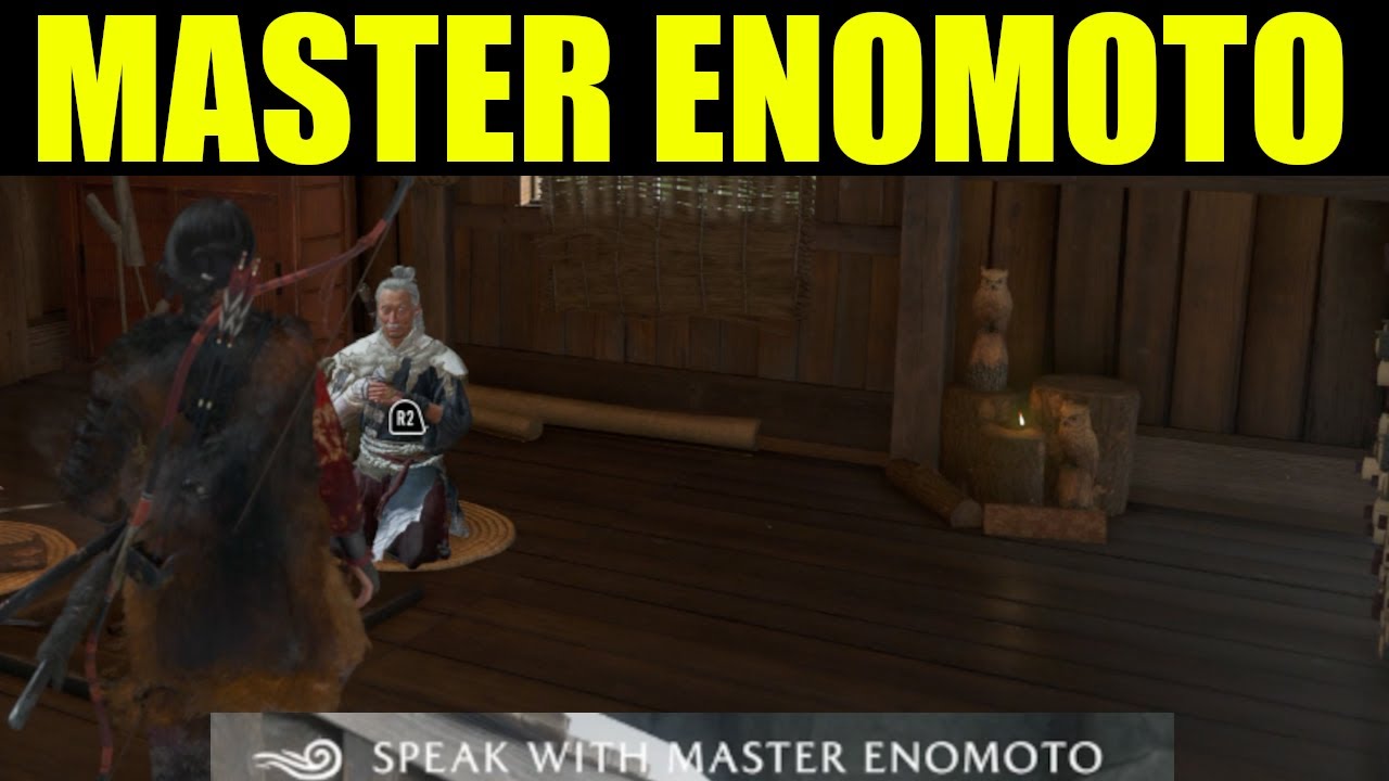 Ghost of yotei - speak with master enomoto (Where to find)