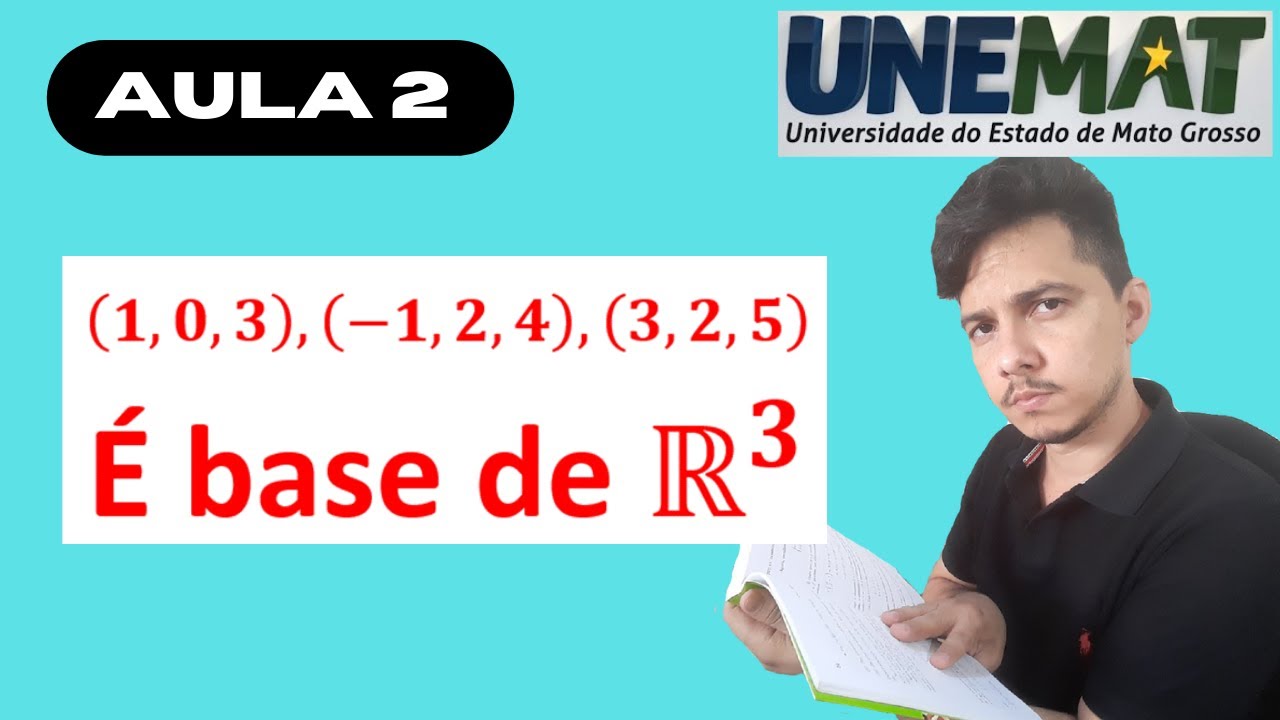 Base de um espaço vetorial exercícios resolvidos - Aula 2