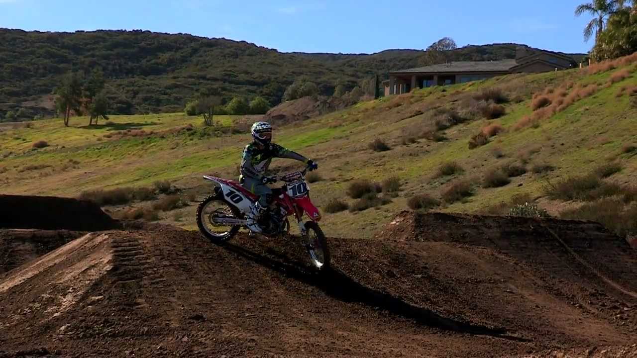 Justin Brayton - factory racer for Honda / Muscle Milk Supercross / Motocross 2012