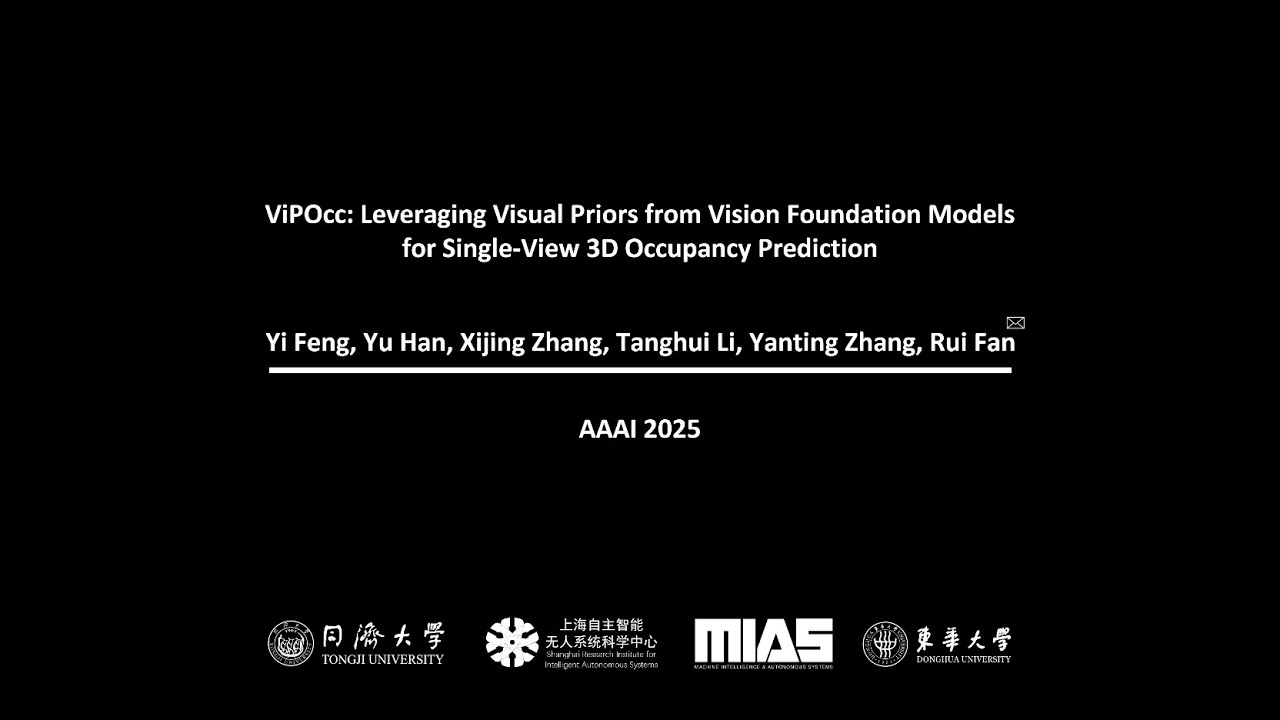 [AAAI 2025] ViPOcc