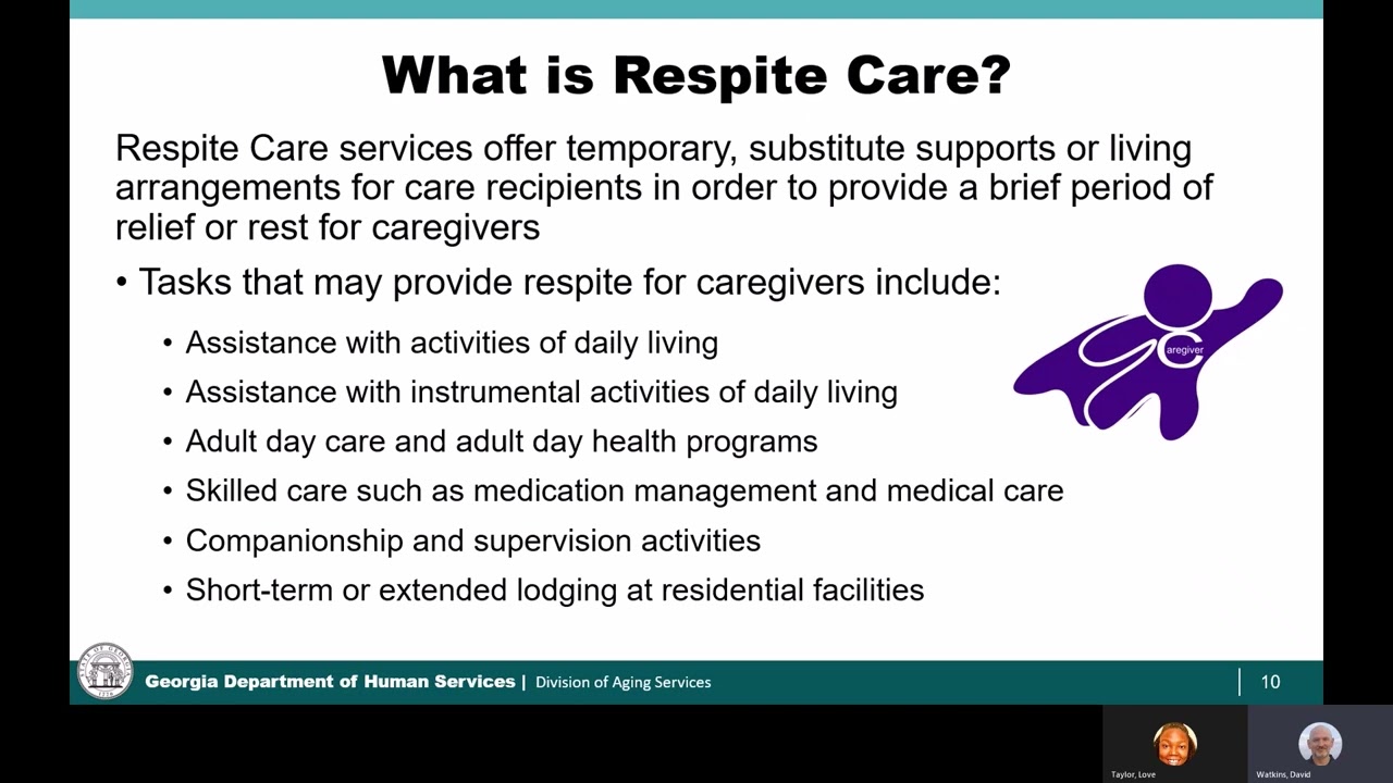 Caregiver Services Overview