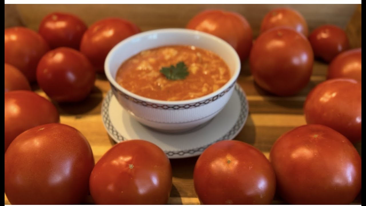 Yummy Summer tomato soup / Pyszna letnia zupa pomidorowa