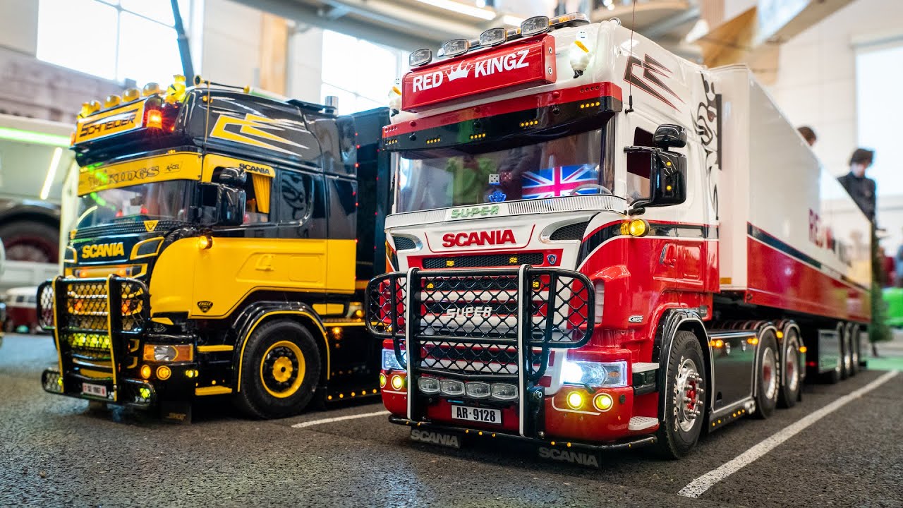 Удивительные RC-грузовики @ Modell Truck Show Fahrtraum в Маттзее от TMV - Truck Modell Vorarlberg