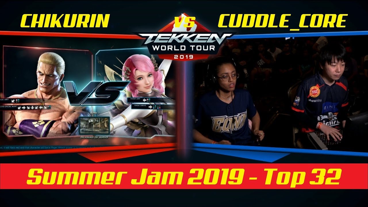 CHIKURIN vs CUDDLE CORE   Tekken World Tour 2019   Summer Jam 2019   Top 32