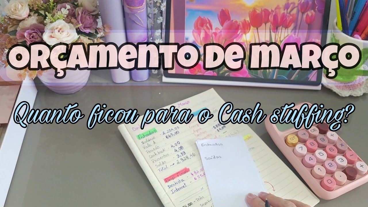✨️Não sobrou muito para o próximo vídeo de cash stuffing 🥺