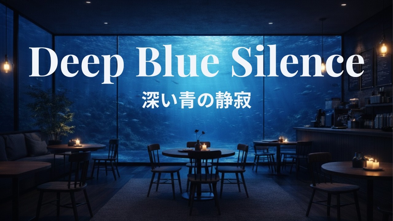 【BGM　1hour】Deep Blue Silence | Deep Sleep Jazz Piano・深い眠りのジャズピアノ