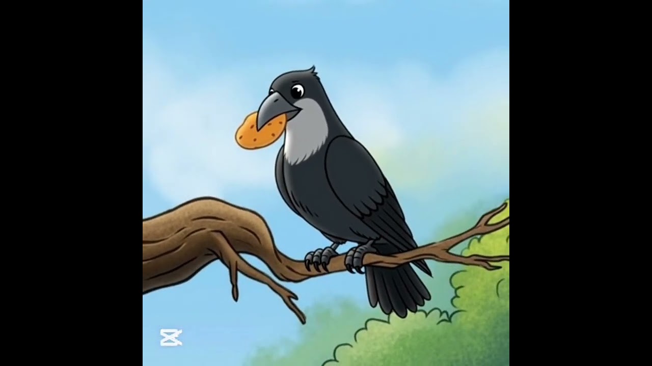 කපුටා සහ කේජු කෑල්ල 🐦‍⬛🧀