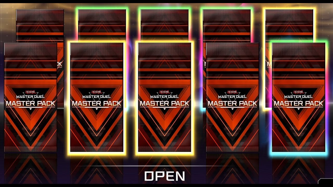 Opening 10000 Gems & 100 legacy packs - Yu Gi Oh!  Master Duel