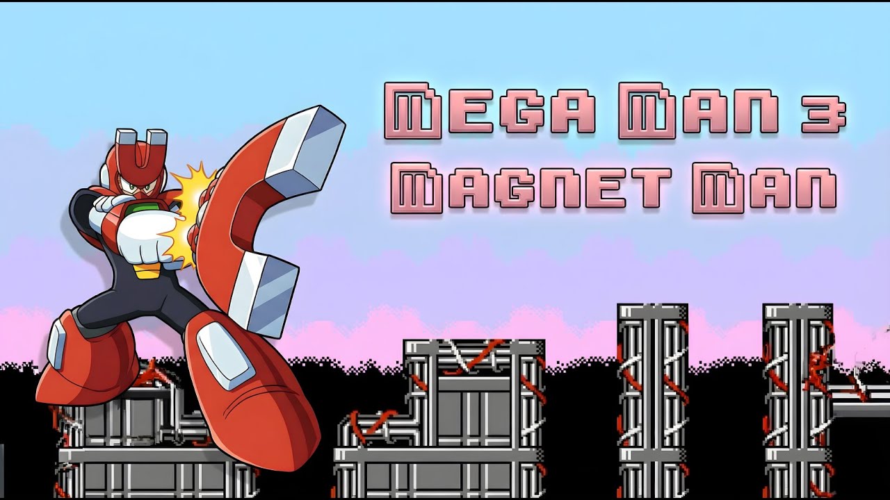 Mega Man 3 🎷 Magnet Man 🎸 City Pop Disco Metal Cover