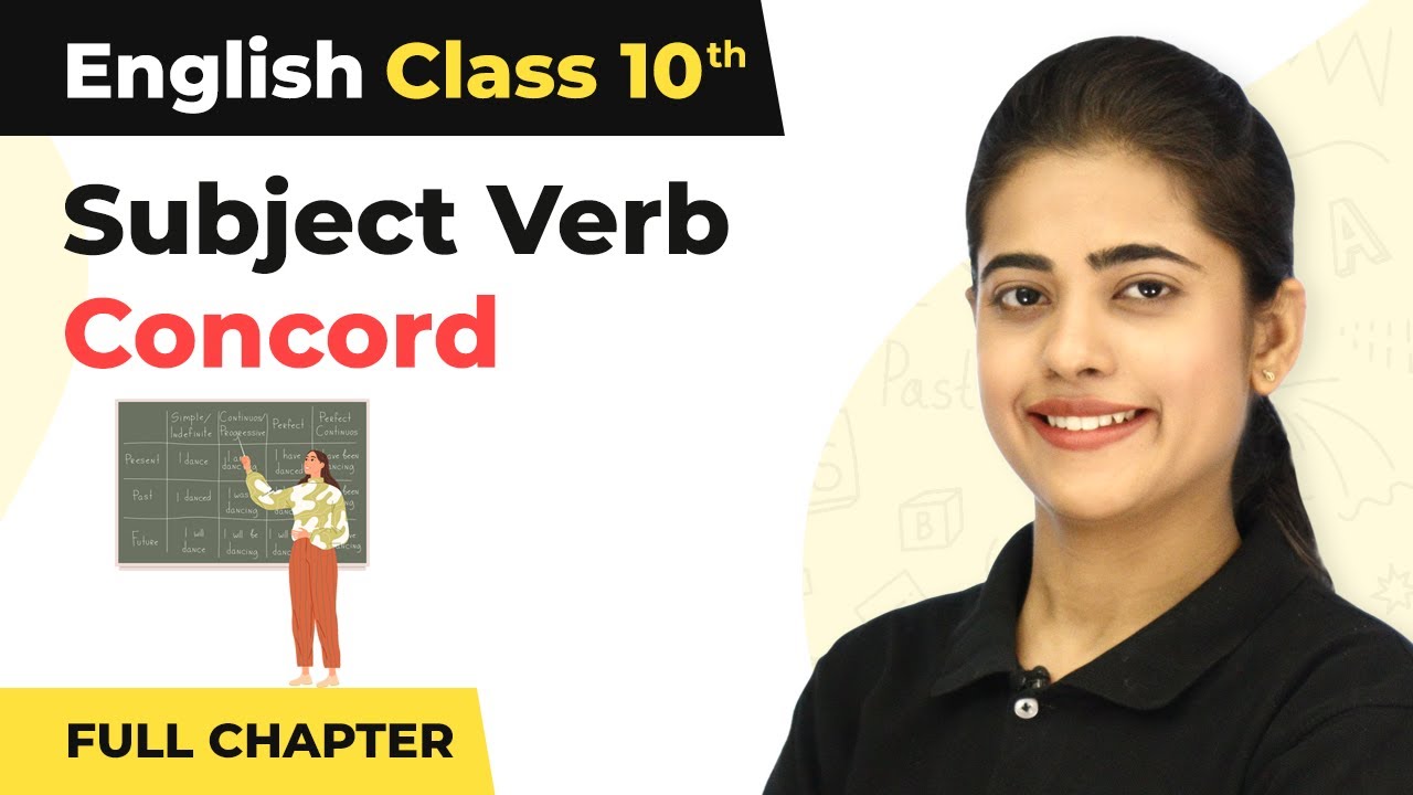 Subject Verb Concord in English Grammar Class 10 | Subject Verb Concord Rules | English Grammar