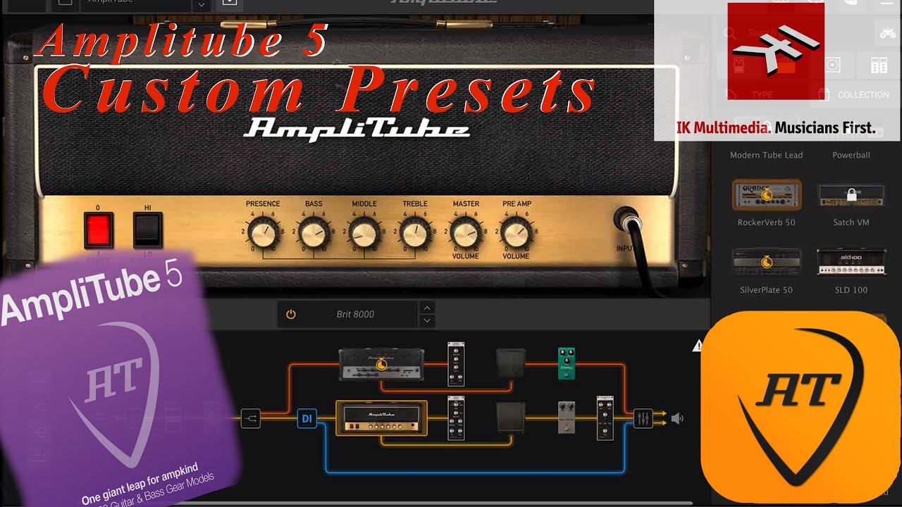 Amplitube 5 Demo and Custom Presets