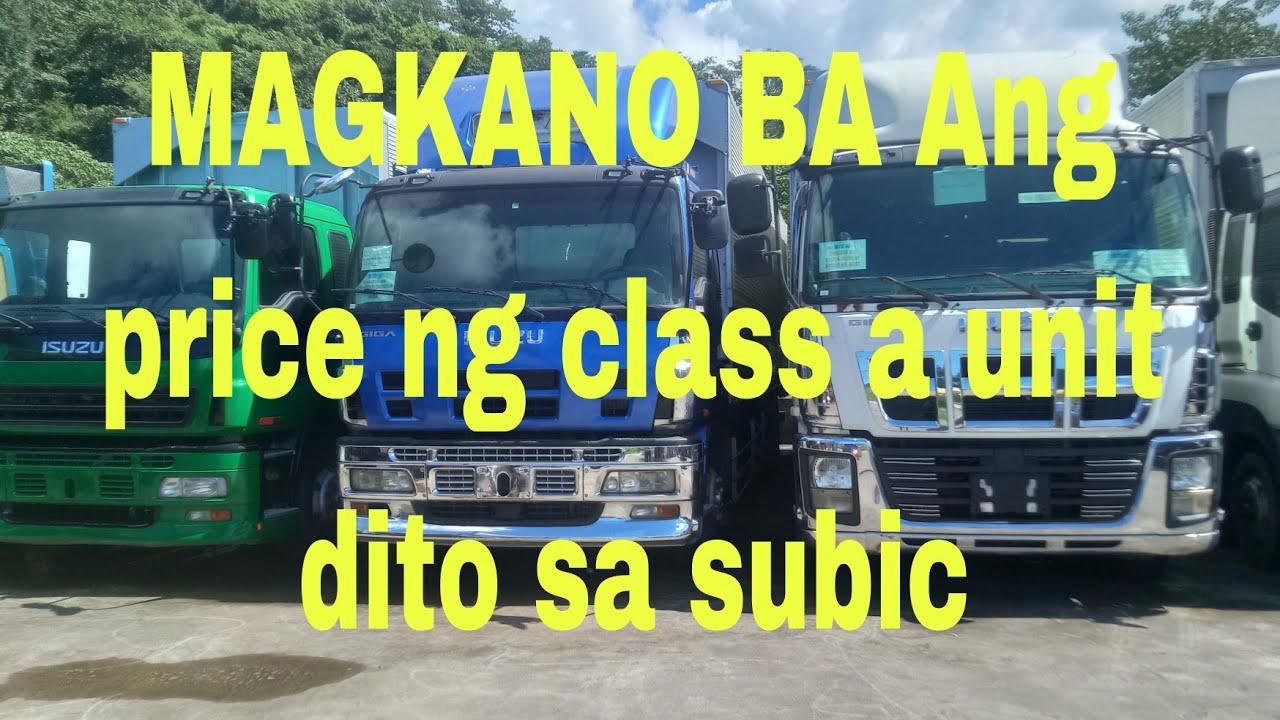 MAGKANO BA MGA PRICE NG CLASS A UNIT DITO SA SUBIC