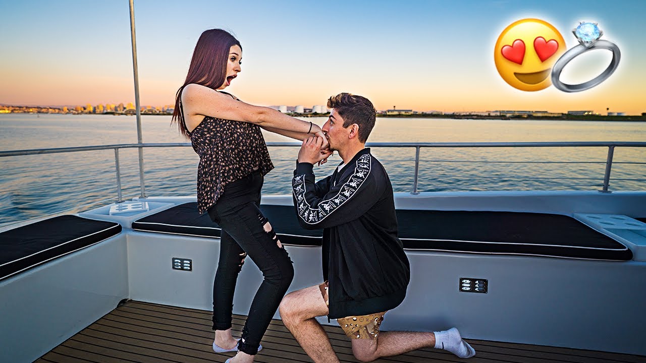 SHE SAID YES!! **surprise proposal**
