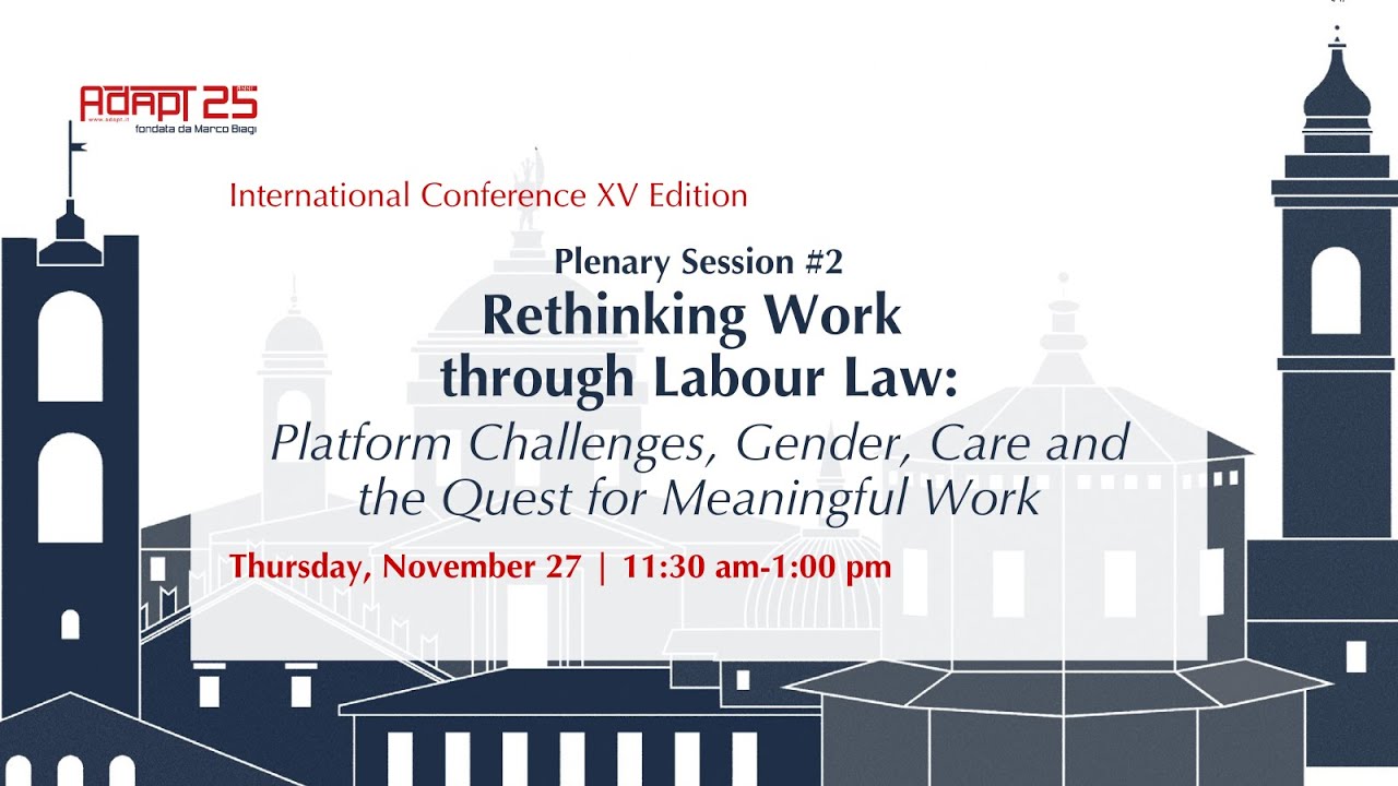 #ADAPTConference2025 - Plenary Session 2 - WORK AND NON-WORK, TODAY