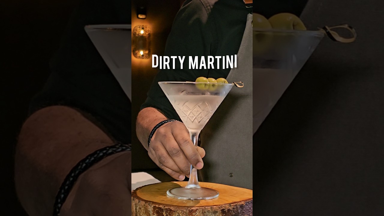 Dirty martini 