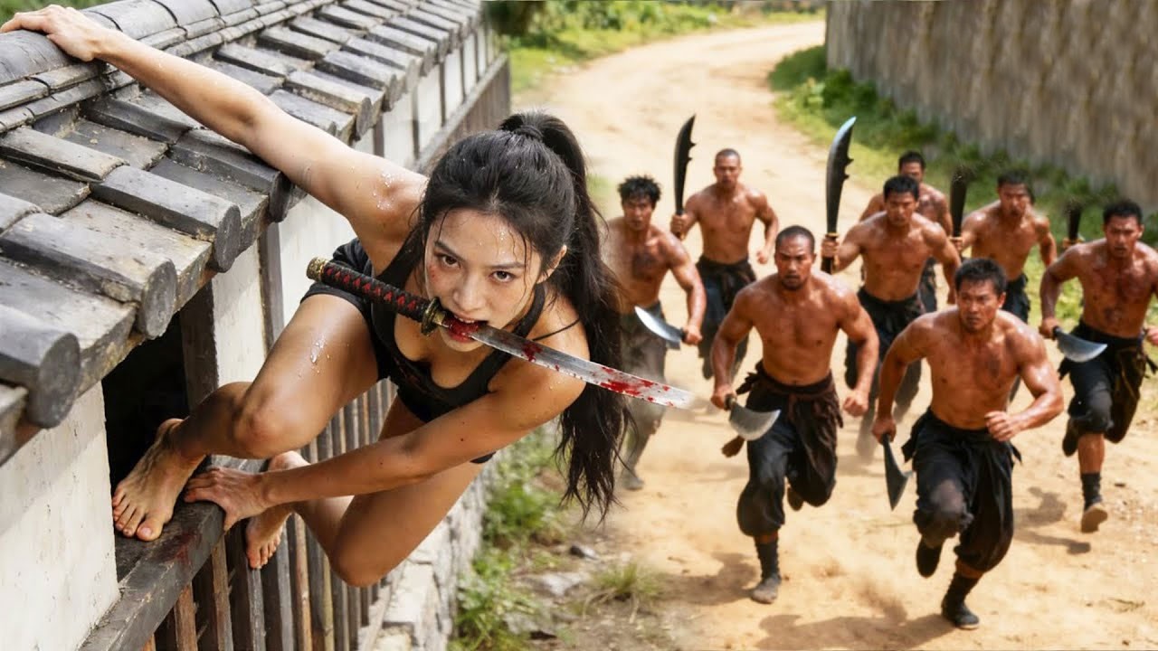 功夫美女武藝高強，一人絕殺百人的高手！⚔️鐵拳英雄