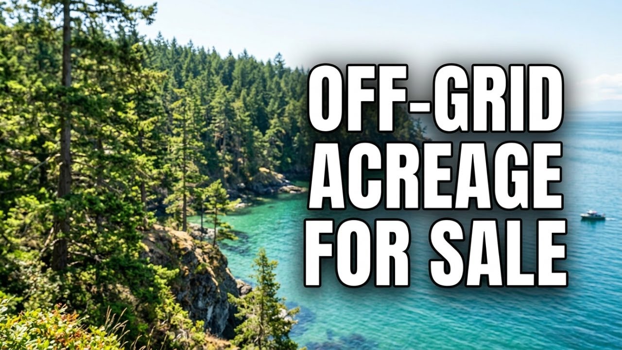 Valdes Island: Off-Grid Waterfront Acreage | Waterfront Property Near Vancouver Island, BC For Sale