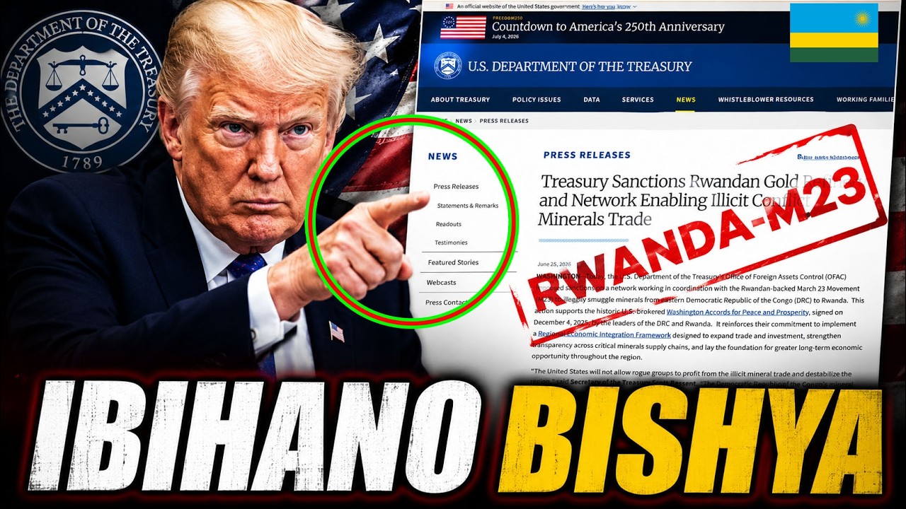AMAKURU YIHUTIRWA🚨TRUMP AFATIYE IBIHANO BISHYA URWANDA!