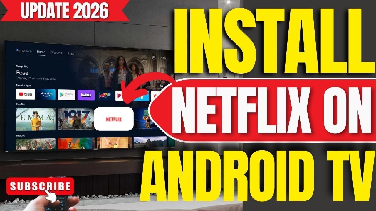 ✅ОБНОВЛЕНИЕ 2026 ГОДА: Как установить приложение Netflix на ЛЮБОЙ Android TV, ТВ-приставку или Go...