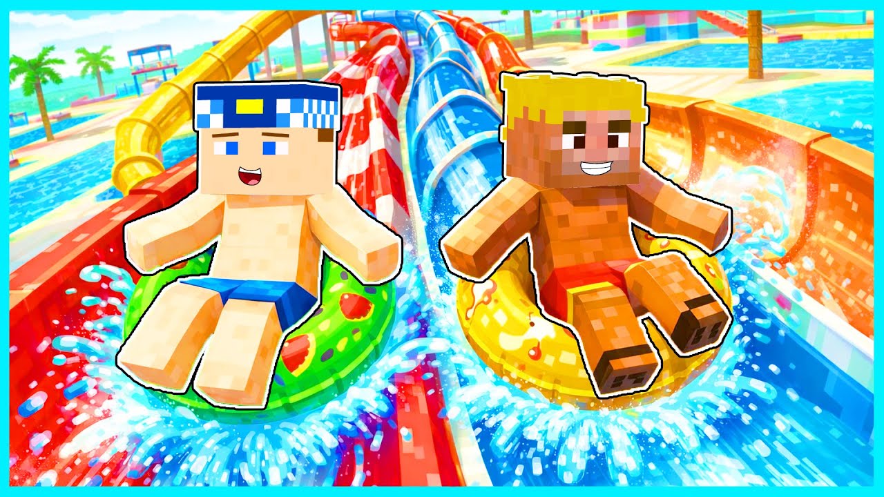 EFEKAN VE KEREM KOMİSER SU PARKI İNŞA EDİYOR! 😂 - Minecraft ZENGİN FAKİR HAYATI