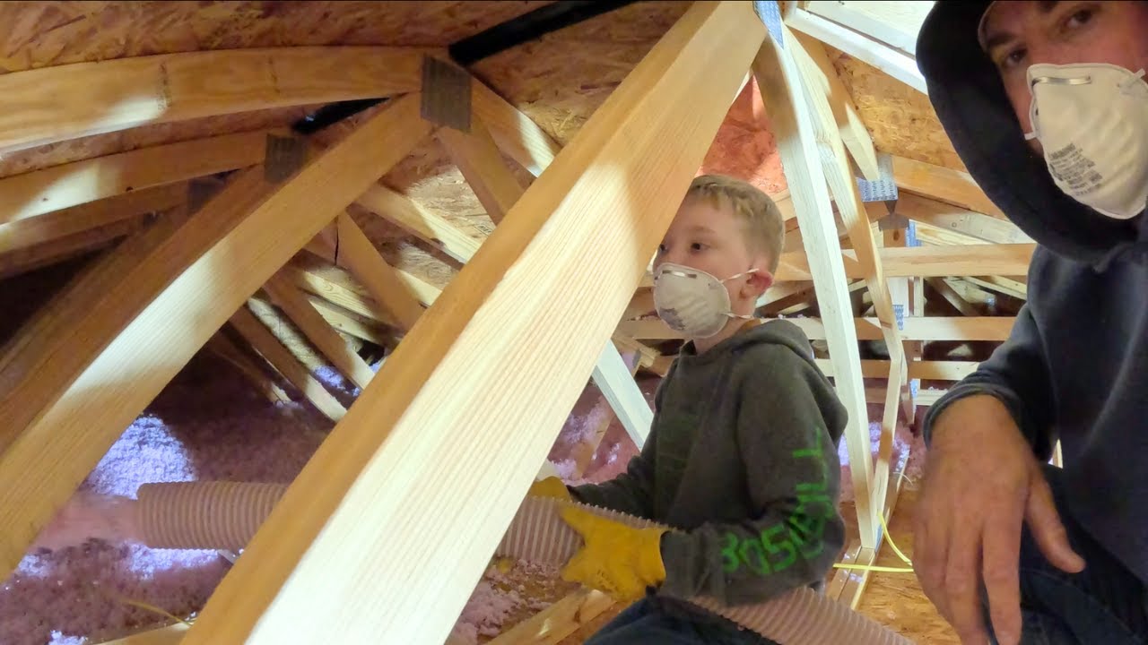 Insulation Day At The Storage Units #diy #construction #insulation #investmentproperty #rental