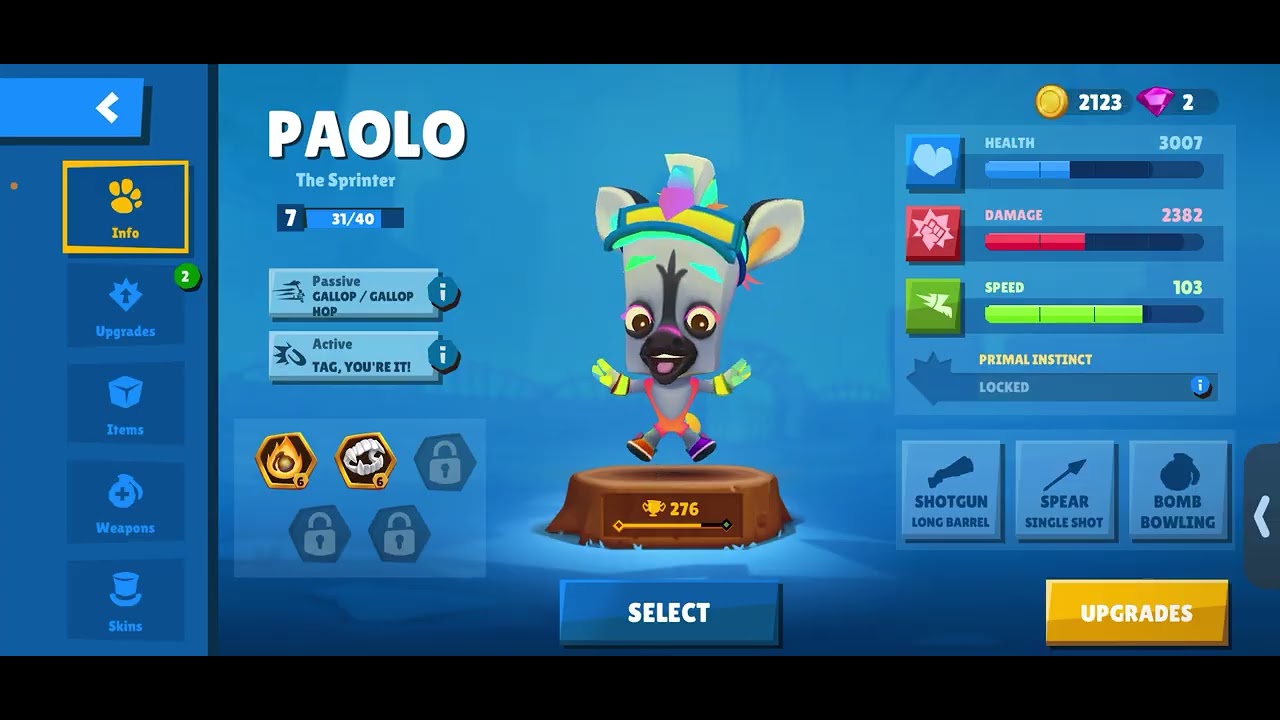 My main Zooba account 