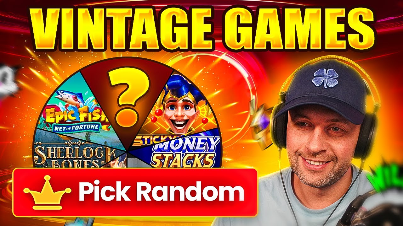 WE FOUND VINTAGE SLOTS during this PICK RANDOM SESSION!!
