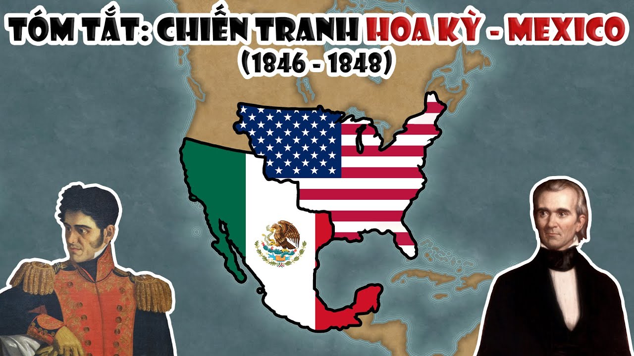 Chiến tranh Hoa Kỳ - Mexico (1846 - 1848) | T&oacute;m tắt lịch sử Thế Giới