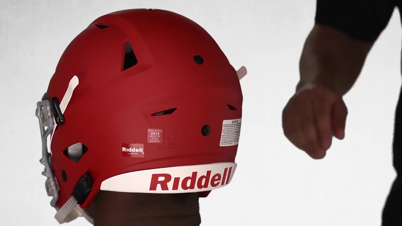 Riddell SpeedFlex Footbal Fitting Instructions