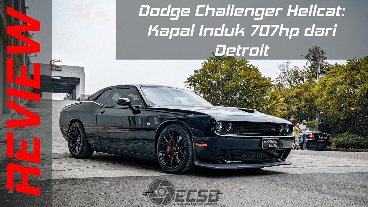 [REVIEW] Dodge Challenger SRT Hellcat Indonesia: Kapal Induk 707hp dari Detroit
