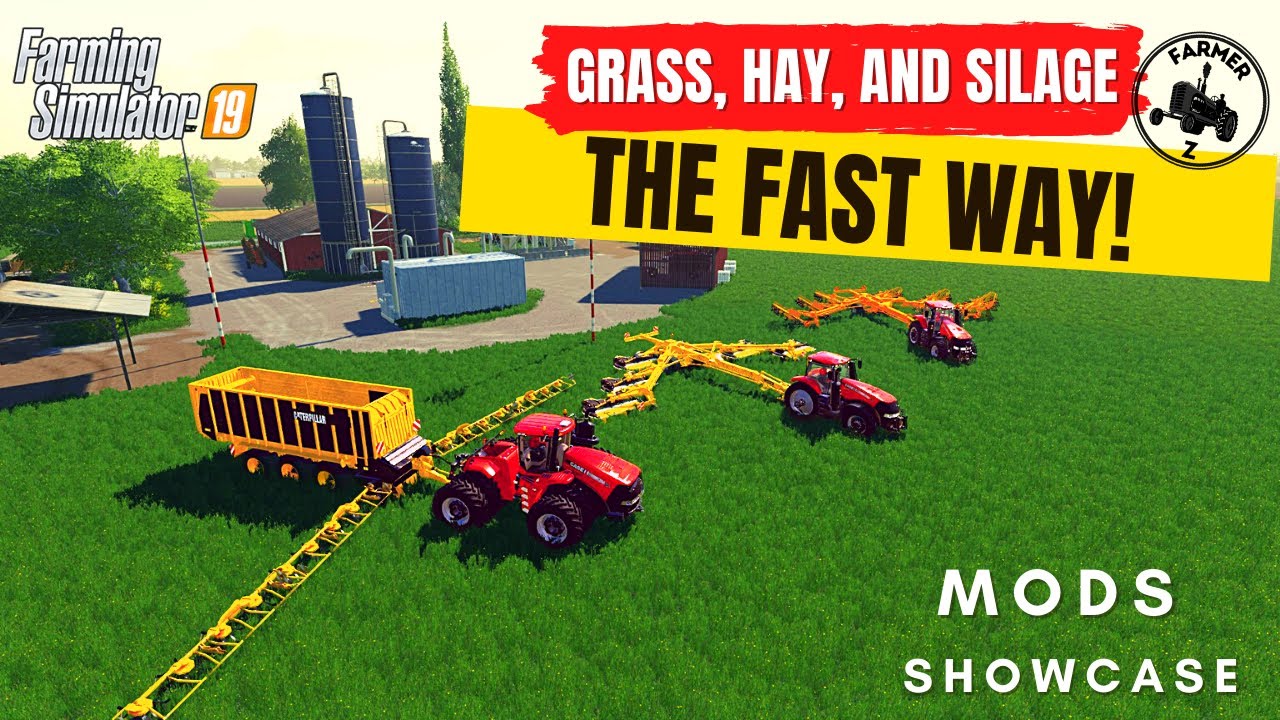 Great Mods for Grass, Hay, & Silage! - Mod Showcase - FS19