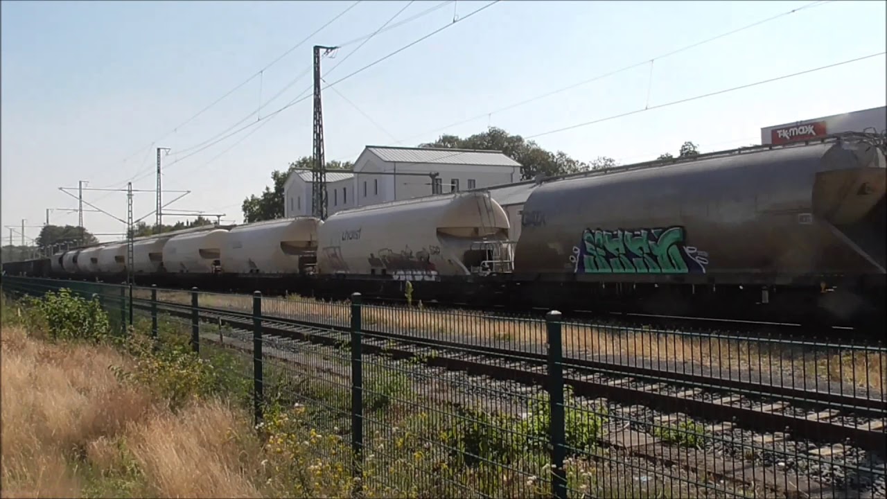 Sichtungen auf der KBS 430 / 05.09.2018 teil 2 Lokzug Br 185 + 2x Br 266 + Br 151.