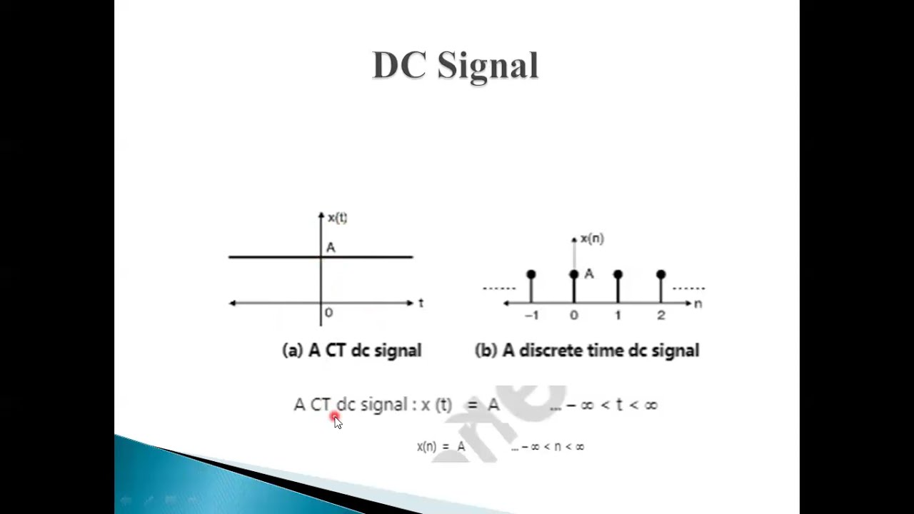 Some special signals of importance