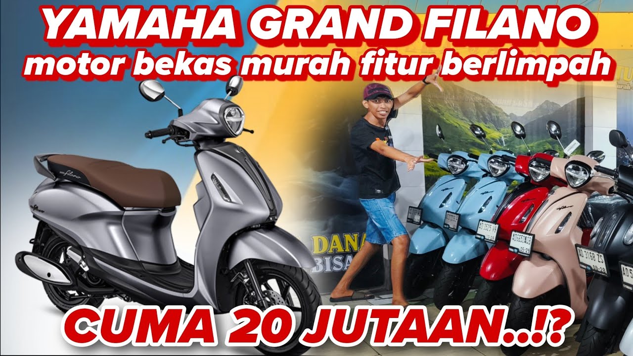 Yamaha GRAND FILANO, CUMA 20 JUTAAN - motor bekas murah - ANEKA JASA MOTOR