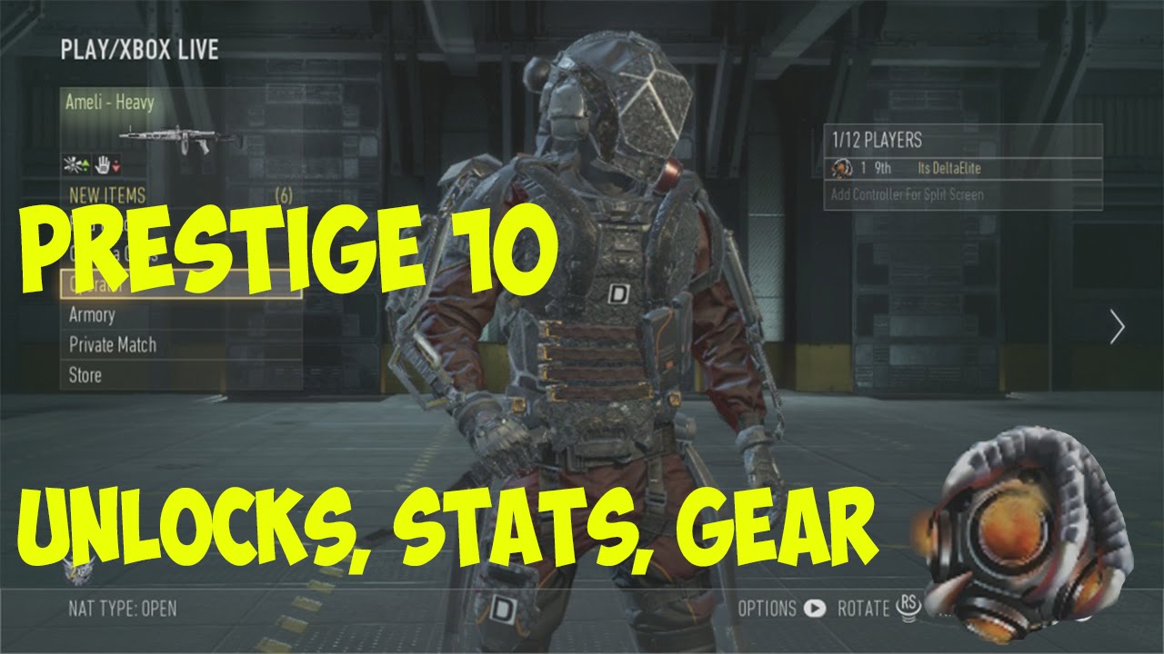 Call of Duty Advanced Warfare: PRESTIGE 10 - Unlocks, Stats, Gear