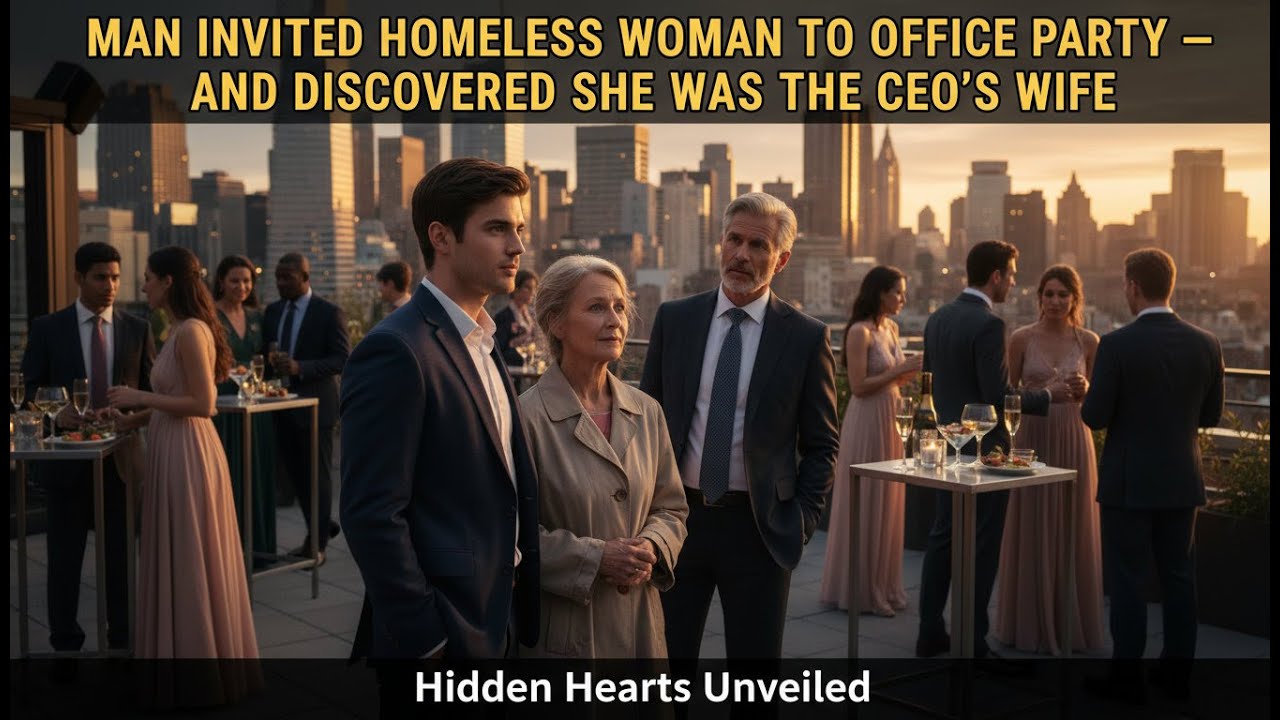 MAN INVITED HOMELESS WOMAN TO OFFICE PARTY — AND DISCOVERED SHE WAS THE CEO’S WIFE