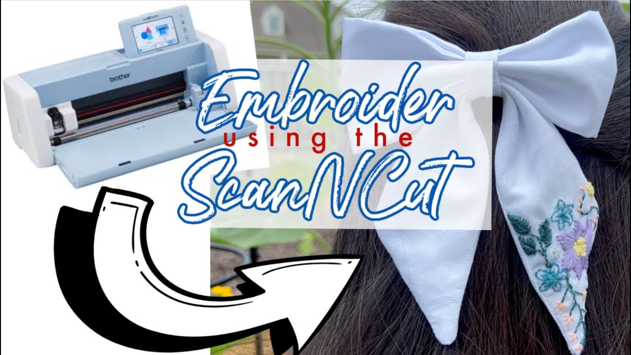 Ручная вышивка с помощью Brother ScanNCut: Allbrands After Hours