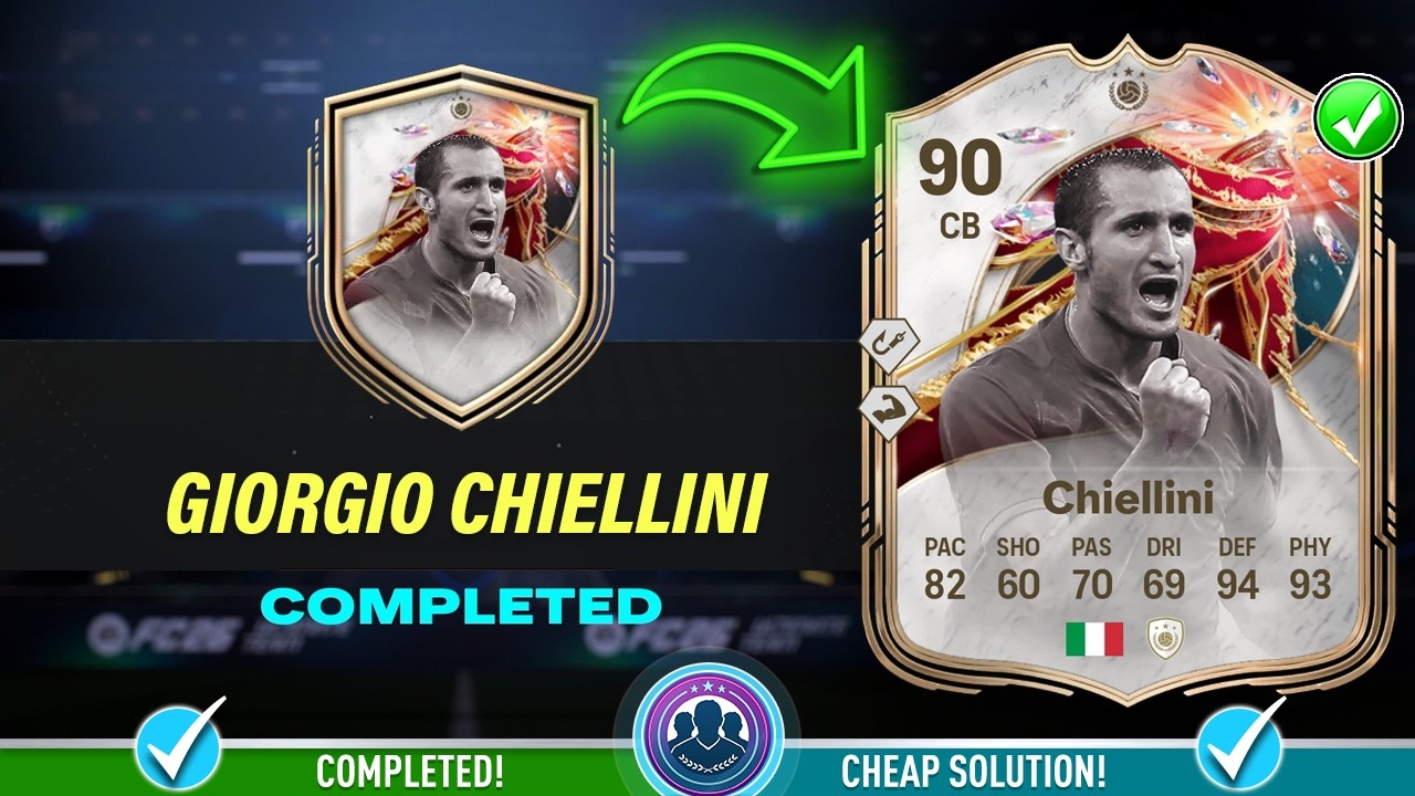 90 Knockout Royalty Icon Giorgio Chiellini SBC Solution - Cheap Solution & Tips - FC 26